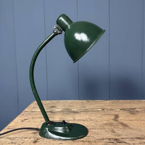 Bauhaus Dark Green Desk Lamp, 1930s For Sale - Image 11 of 18