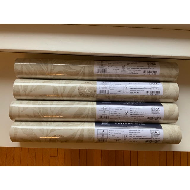 Sanderson Orange Tree Wallpaper Chairish