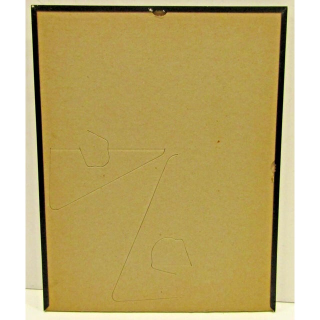 1960s 1967 St. Mary of Ashford Church Kent England Dragon Fleur De Lis Brass Rubbing For Sale - Image 5 of 5