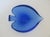 Mid-Century Modern Mid-Century Cobalt Blue Murano Glass Angel Fish-Shaped Bowl For Sale - Image 3 of 7
