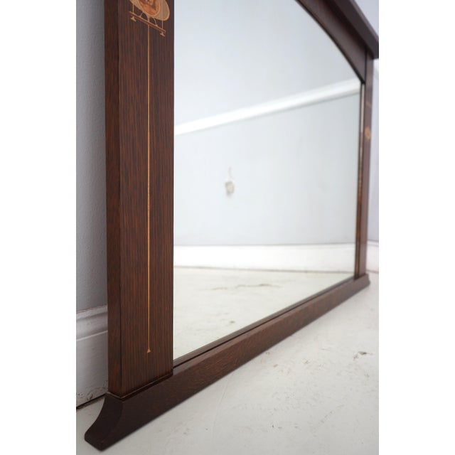Mission Stickley Mission Oak Harvey Ellis Mirror For Sale - Image 3 of 9
