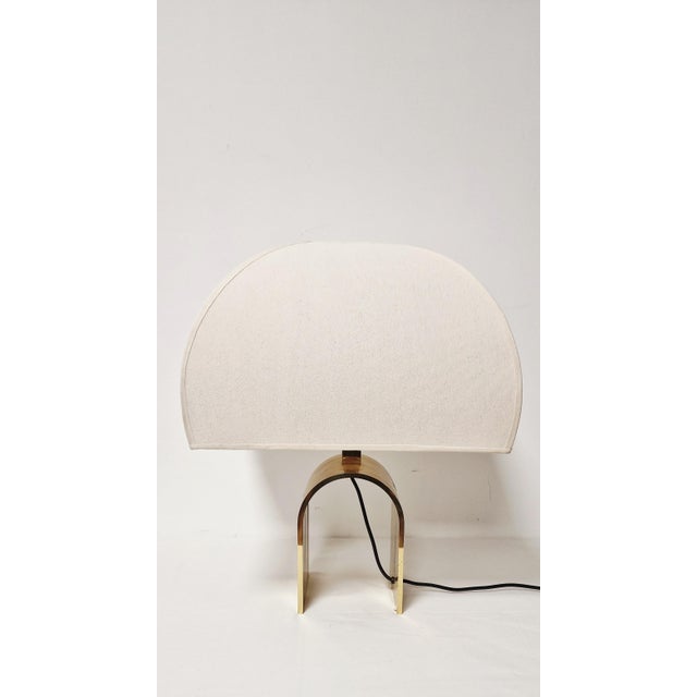 Gold Table Lamp, Italy, 1970s For Sale - Image 8 of 18