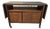 Basic Witz Mid-Century Modern Rolling Drop Leaf Bar Cart For Sale