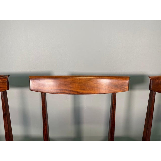 Walnut Chairs from Vittorio Dassi Lissone, 1950, Set of 6 For Sale - Image 11 of 15