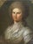 This fine oil on canvas portrait depicts a young woman in three-quarter profile and represents an excellent example of...