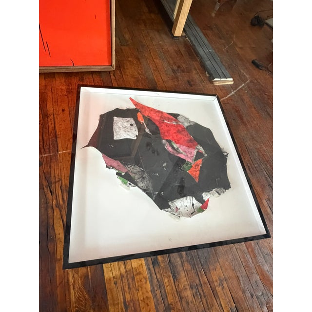 2000 - 2009 Wesley Kimler Mixed‑Media Abstract – Original Contemporary Collage Painting For Sale - Image 5 of 11