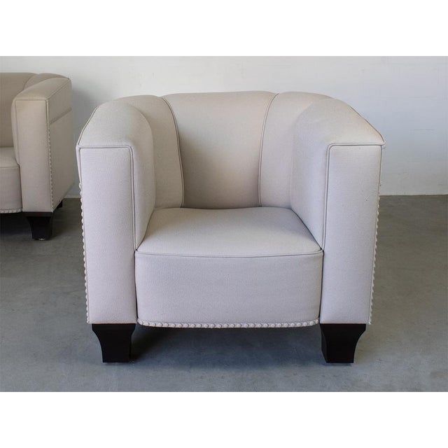 Wood Set of Palais Stoclet Armchairs for Wittmann For Sale - Image 7 of 11