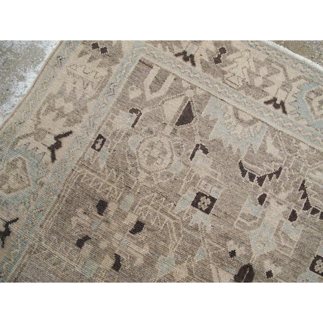 Galerie Shabab Collection Mid-20th Century Persian Malayer Accent Rug For Sale - Image 4 of 6