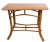 Vintage Bamboo Sofa Console Sunroom Patio Porch Table For Sale - Image 9 of 11