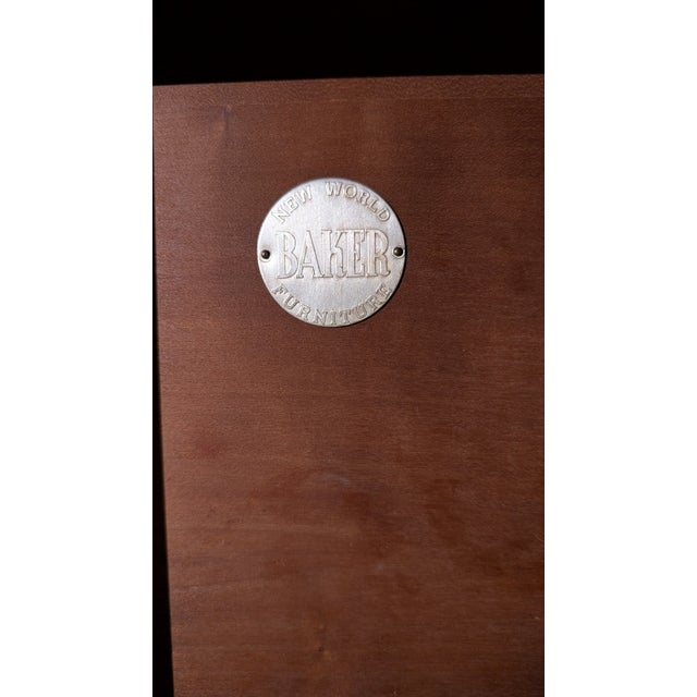 Michael Taylor for Baker Furniture New World Collection Dining Set of 7 For Sale - Image 13 of 15