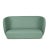Haven 3 seater jade by Warm Nordic Dimensions: D 220 x W 84 x H 110/40 cm Material: Textile upholstery, foam, spring...