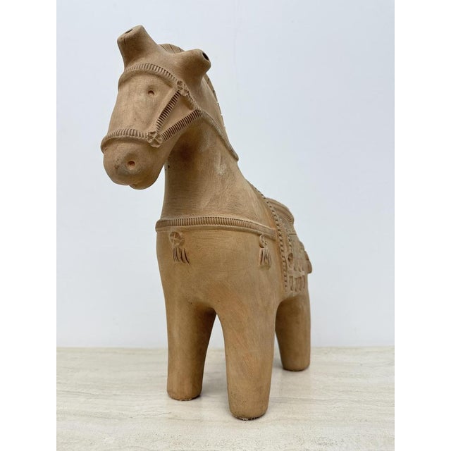 Ceramic Horse Sculpture by Aldo Londi for Bitossi Fiorentino, 1960 For Sale - Image 12 of 18