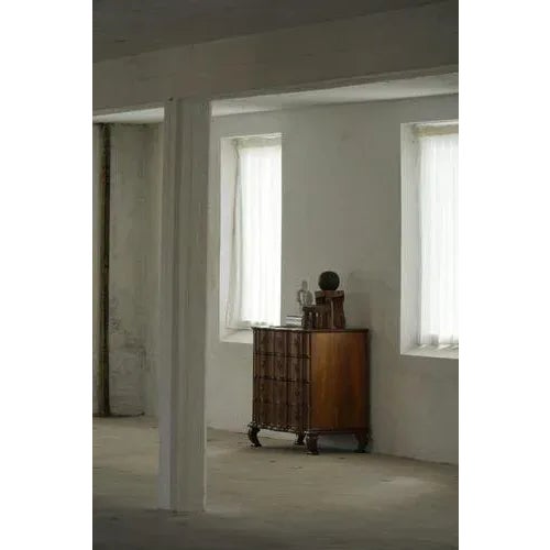 Antique Baroque Oak Chest of Drawers with Cabriole Legs, Late 18th Century For Sale - Image 5 of 18