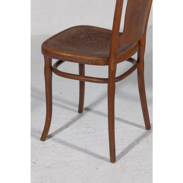 Dining Chairs with Flower Decor Pattern from Thonet, Austria, 1913, Set of 6 For Sale - Image 10 of 14