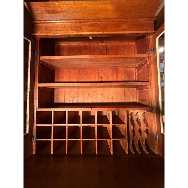 Antique Desk W/Bookcase in Solid Cherrywood Circa 1830 For Sale In Denver - Image 6 of 13