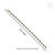2.68ct Emerald & 1.56ct Diamond Mexican Bracelet 14k Gold Fine Jewelry For Sale - Image 12 of 18