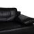 355 Leather Two-Seater Black Manual Function Sofa by Rolf Benz For Sale - Image 5 of 15