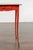 French 1820s Restauration Period Red Side Table with Serpentine Top and Drawer For Sale - Image 10 of 12