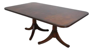 Maitland Smith Mahogany Double Pedestal Dining Table