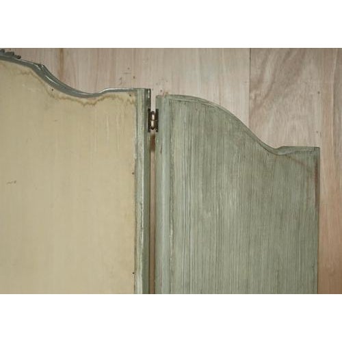 Antique Louis XVI French Dressing Room Console Table and Full Length Mirror, 1920s For Sale - Image 14 of 15