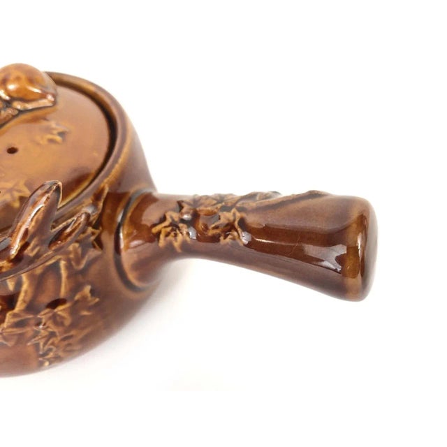 1960s Deer & Maple Leaf Tea Pot Cup Set, Made in Japan Showa Era- 3 Pieces For Sale - Image 4 of 13