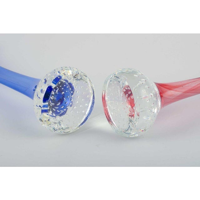 Swedish Glass Vases, 1960s, Set of 2 For Sale - Image 4 of 6