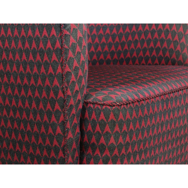 1937 Attributed to Kaj Gottlob for a.j. Iversen Lounge Chair in Original Lis Ahlmann Fabric For Sale In San Francisco - Image 6 of 12