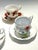 1960s Vintage Fine China Tea Cups and Saucers & 2 Sets Cream and Sugar - 6 pcs For Sale - Image 5 of 17