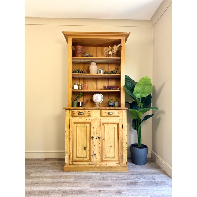 Large Farmhouse Pine Sideboard, 1920s For Sale - Image 16 of 16