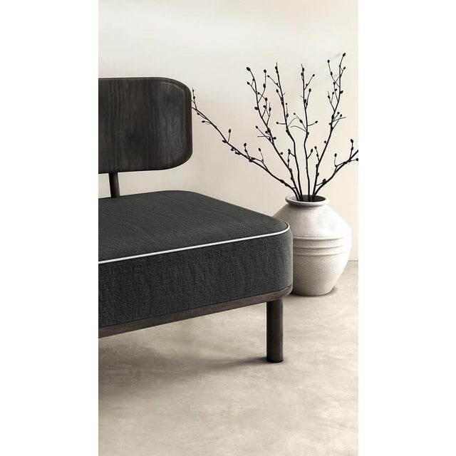 Contemporary Badou Lounge Chair by Studio Uwe Gaertner For Sale - Image 3 of 5