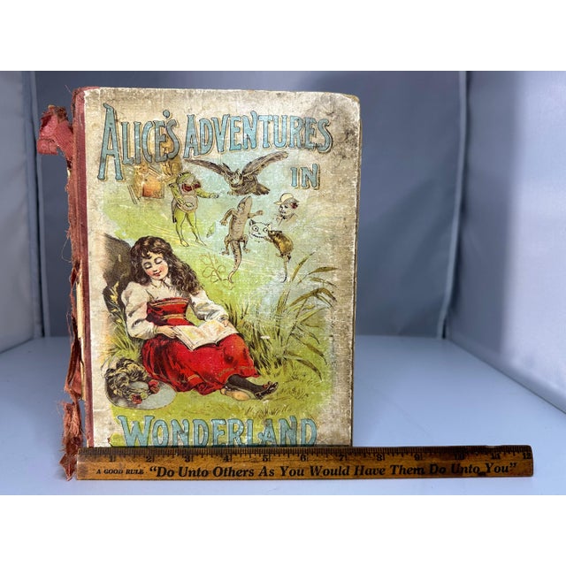 Antique Alice in Wonderland Book: Illustrated 1800s Edition For Sale - Image 10 of 10