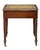 Brown English Diminutive Writing Table or Desk of Mahogany With Inset Leather Top For Sale - Image 8 of 11