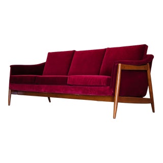 1960s Mid Century Modern Sofa Designed by Folke Ohlsson for Dux of Sweden For Sale
