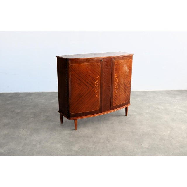 Vintage Wall Cabinet from Bjästa, Sweden, 1950s, in Good conditions. Designed 1950 to 1959 This piece has an attribution...