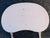 Farmhouse Vintage 1930s Painted Oak Wood Kidney Shaped Stool For Sale - Image 3 of 8