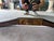 Vintage Palm Beach Chinoiserie Pagoda Overmantel Wall Mirror With Gilt & Black Lacquer Frame Description For Sale - Image 11 of 13