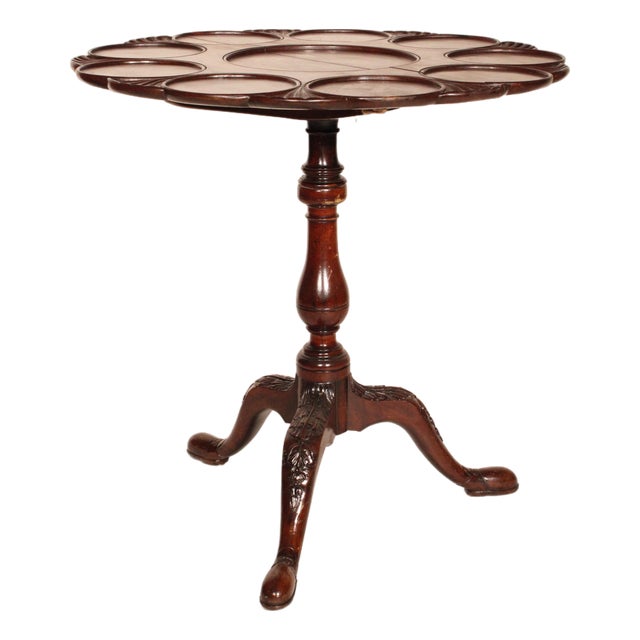 Antique George II Style Mahogany Supper Table For Sale