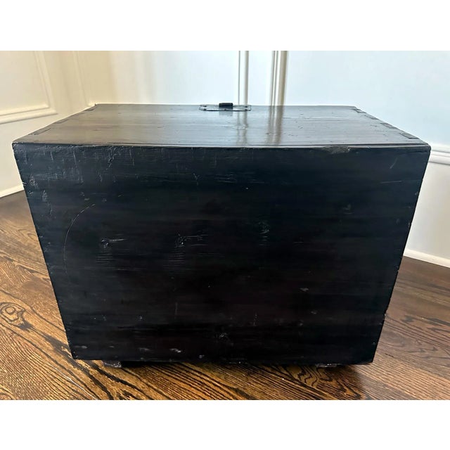 Chocolate Antique Korean Bandaji Changhung Type from Jeolla Do For Sale - Image 8 of 12