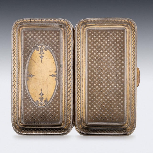 Mid-Century Modern Turkish Gilt Silver Spectacle Case, 1940 For Sale - Image 17 of 18