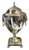 Traditional Antique Regency Style Silver Samovar With Lion Heads & Original Heater For Sale - Image 3 of 5
