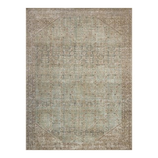Amber Lewis x Loloi Cambria Aqua / Natural 2'-6" x 7'-6" Runner Rug For Sale