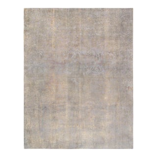 Overdye Gold Wool Area Rug- 9' 7" X 12' 6" For Sale