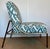 Original retail $2958, stylish Charter Street Company Organic Modern Geometric Will Slipper Chair, textured brass frame,...
