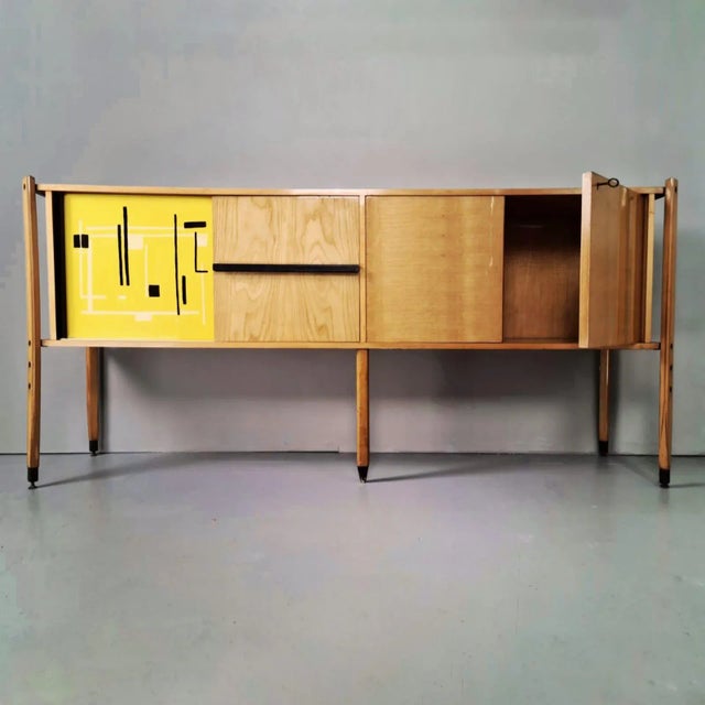 Vintage Sideboard by Roberto Aloi, 1950s, in Very Good conditions. Designed 1950 to 1959