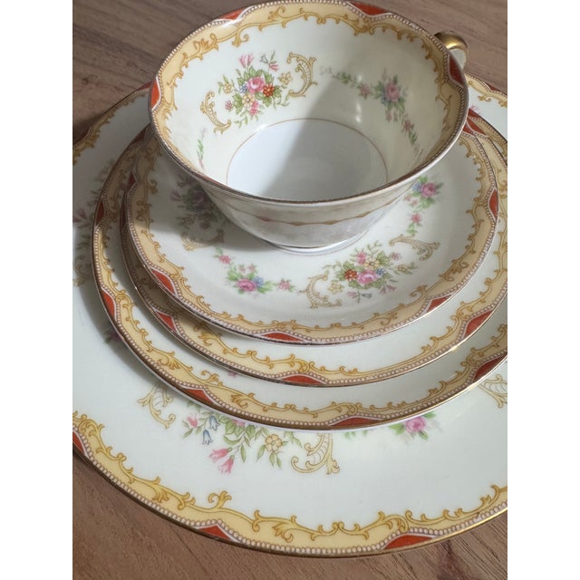 1930’s Noritake Morimura Place Setting- 5 Pieces For Sale - Image 10 of 10