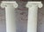 Neoclassical Ionic-Style Fluted White Carved Wood Architectural Columns, a Pair For Sale - Image 14 of 15
