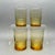 Mid 20th Century Vintage Mid-Century Modern Libbey “Malibu Gold” Amber Juice Glasses - Set of 4 For Sale - Image 5 of 9