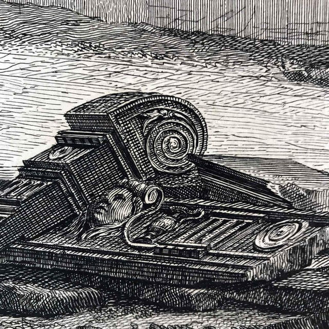 Domenico Aspari, San Paolo Delle Nuache Milan, 1788, Etching, Framed For Sale - Image 7 of 14