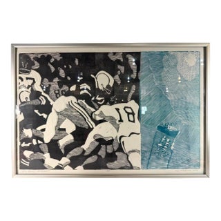 "60s Redux/Movement" — Signed Framed Block Print, Herbert Simon 2011 For Sale
