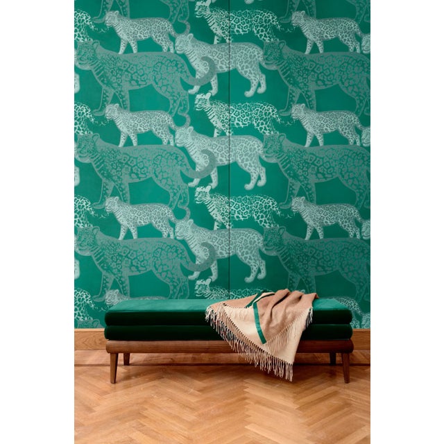 This decorative fabric comes in the form of boiserie over a wooden honeycomb panel measuring 135 cm by 200 cm tall. The...